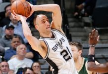 Manu falló el tiro final en la derrota de los Spurs