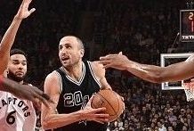 Ginóbili presente en la victoria frente a Toronto