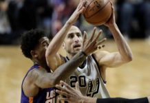 Buen aporte de Manu en la derrota de los Spurs