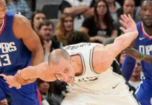 Con Manu, los Spurs vencieron a los Clippers