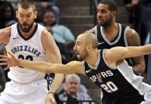 Manu anotó 11 puntos en la victoria de los Spurs