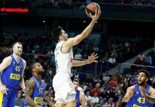 Gran aporte de Campazzo en la victoria del RM