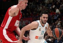 Campazzo brillo en la victoria del Real Madrid