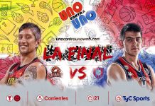 La final ahora se juega en Corrientes