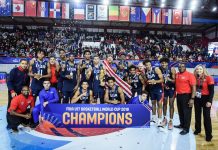 EEUU fue una máquina y gritó Campeón