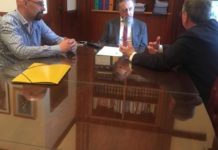 Luenzo recibió a integrantes de la Apreba