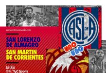 El televisado en Boedo y acción en La Banda