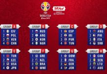 Argentina ya tiene sus rivales para el Mundial de China 2019