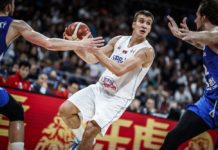 Con un gran Bogdanovic, Serbia ganó y terminó 5º