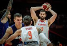 España venció a Serbia y se quedó con el Grupo J