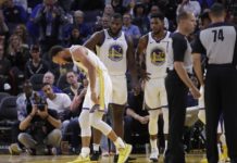 No le dan una mano: se lesionó Curry