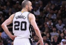 Ginóbili, entre los mejores 74 jugadores históricos de la NBA