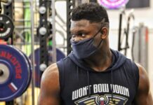 Zion tuvo que salir de la burbuja de Orlando