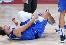 Luka Doncic y su lesión: «Está torcido pero creo tuve suerte»