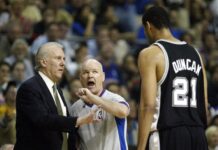 La expulsión a Tim Duncan por la que un árbitro fue sancionado
