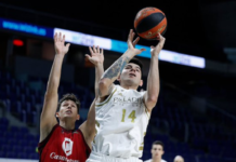 El Real Madrid superó al Zaragoza 102 a 83