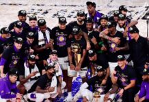 Lakers aplastó a Miami y gritó CAMPEÓN