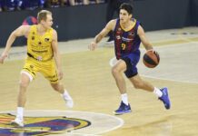 Barcelona, con acción de Bolmaro, ganó y sube en la ACB