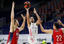 Gran juego de Campazzo en su despedida del Real Madrid