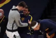 Reencuentro esperado: Campazzo y Doncic entre risas y abrazos