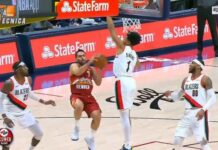 La genial asistencia de Campazzo ante los Blazers que mira toda la NBA