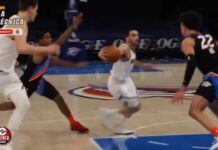 La exquisita bandeja de Campazzo ante los Thunder