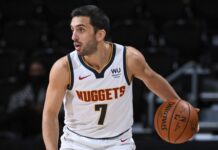 Otra buena noche de Campazzo en el triunfo de Denver