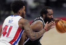 ¡Harden indetenible! Los 44 puntos de «La Barba» vs Detroit