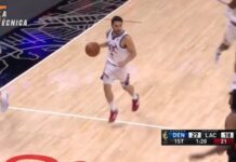 Las dos asistencias justas de Campazzo ante Clippers