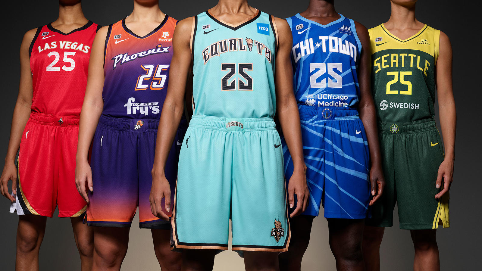 Nike las franquicias de la WNBA presentan la indumentaria de la temporada
