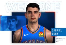 ¡Es oficial! Gabriel Deck se suma a Oklahoma en la NBA