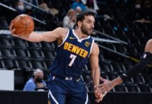 Campazzo titular con un buen juego para otra victoria de Denver