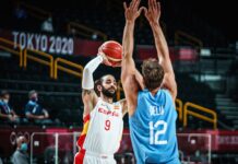 Ricky Rubio manejó el ritmo ante Argentina y sumó para España