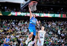 Con un Doncic brillante, Eslovenia venció a Lituania y estará en Tokio