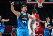 El polémico festejo de Doncic en la Villa con sus compañeros tras el triunfo