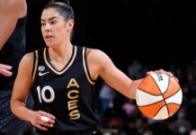 Con una destacada actuación de Kelsey Plum, Las Vegas venció a Dallas
