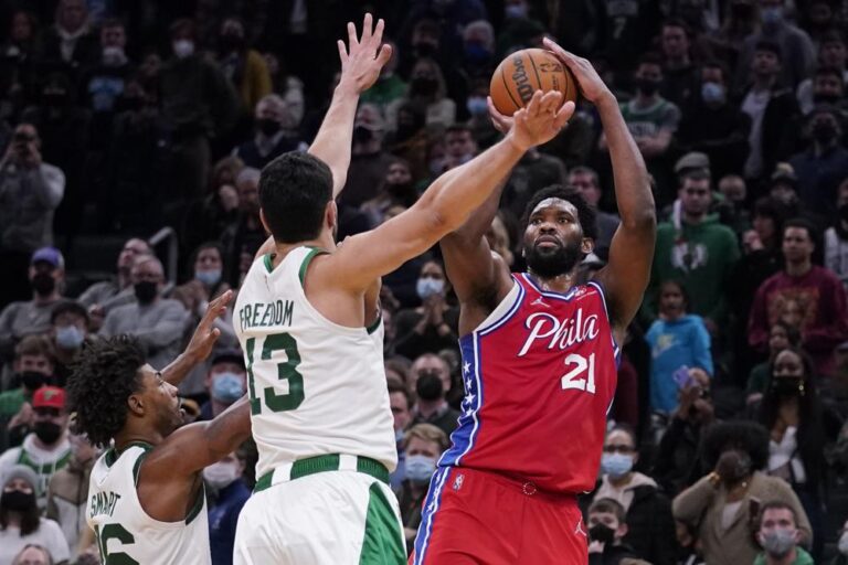 La espectacular noche de Embiid ante Boston