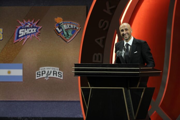 Manu Ginobili Hall Of Fame 10-09-22