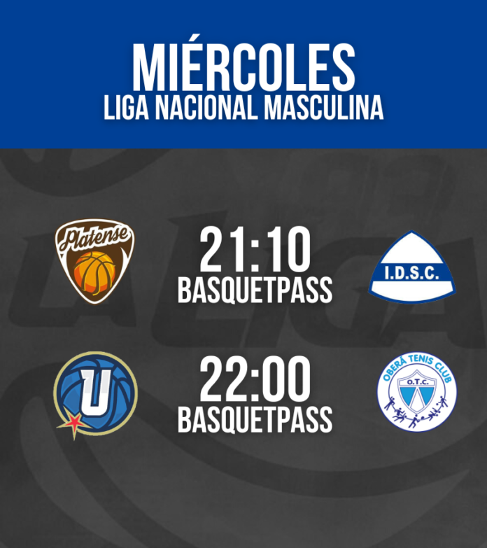Doble propuesta para este miércoles en la Liga Nacional.