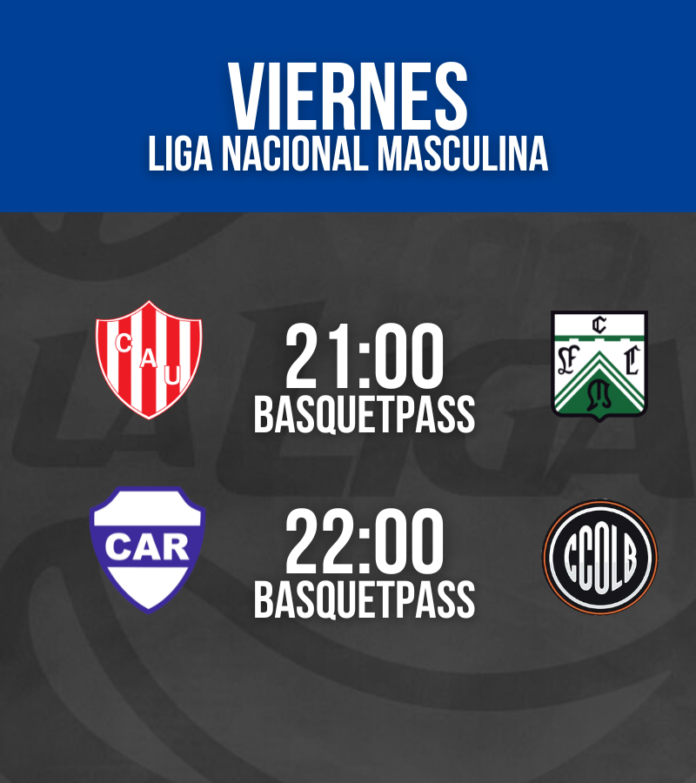 La agenda de la Liga Nacional para este viernes 27 de enero.