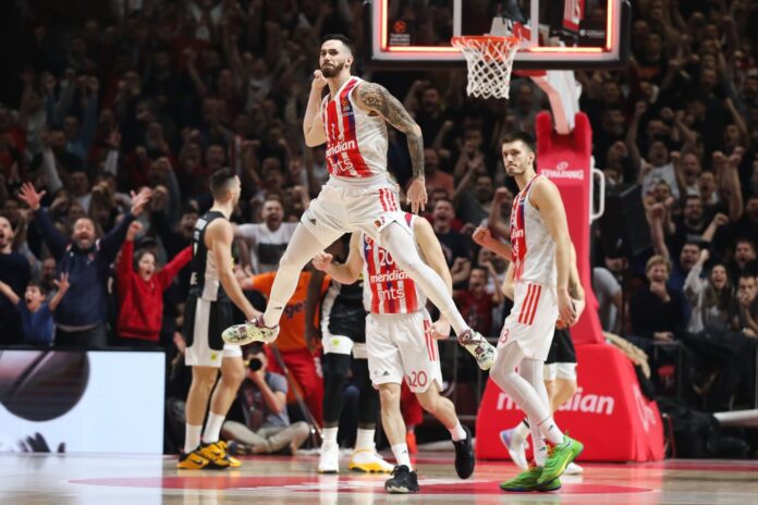 Luca Vildoza fue la figura de Estrella Roja en Euroliga.
