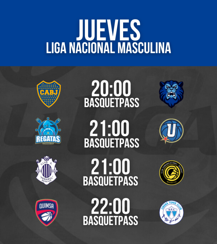 Calendario Liga Jueves