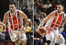 Paliza del Estrella Roja con Facu y Luca de protagonistas El Estrella Roja de Facu y Luca sigue a paso firme en la ABA League.
