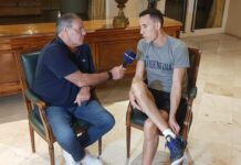 Pablo Prigioni, exclusivo en Uno Contra Uno Pablo Prigioni estuvo en TyC Sports mano a mano con Fabián Pérez desde el Hotel Hermitage marplatense, a horas del juego contra Dominicana.