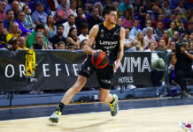 Tres argentinos vieron acción en el sábado de Liga Endesa Leandro Bolmaro, uno de los argentinos de Liga Endesa.