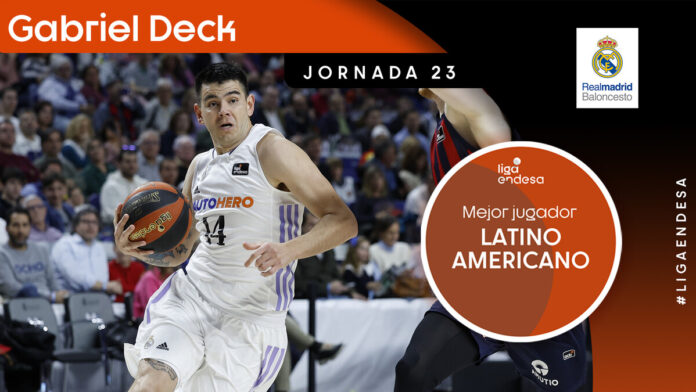 Gabriel Deck Latino J23 Gabriel Deck, el Latino de la jornada en ACB.