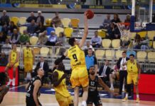 Gran Canaria se quedó con el duelo argentino de Eurocup Brussino se destacó en la victoria de Gran Canaria.