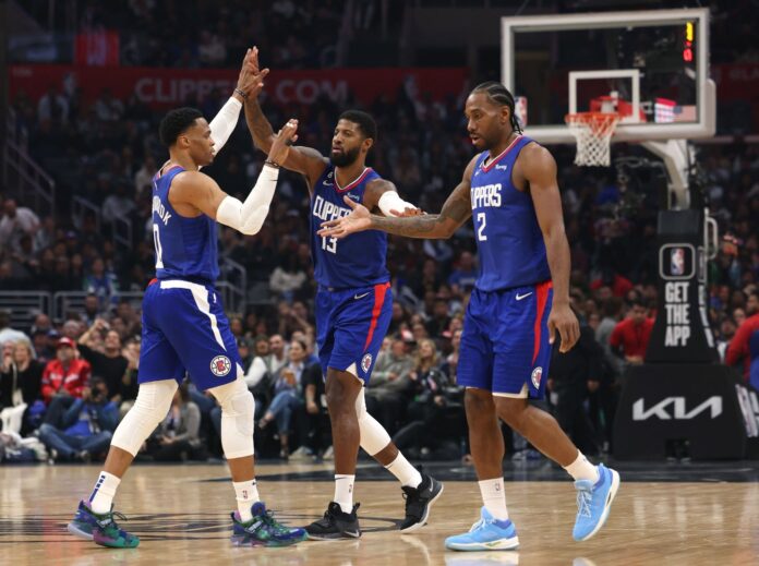 Kawhi Leonard, Paul George y Russell Westbrook en los Clippers.