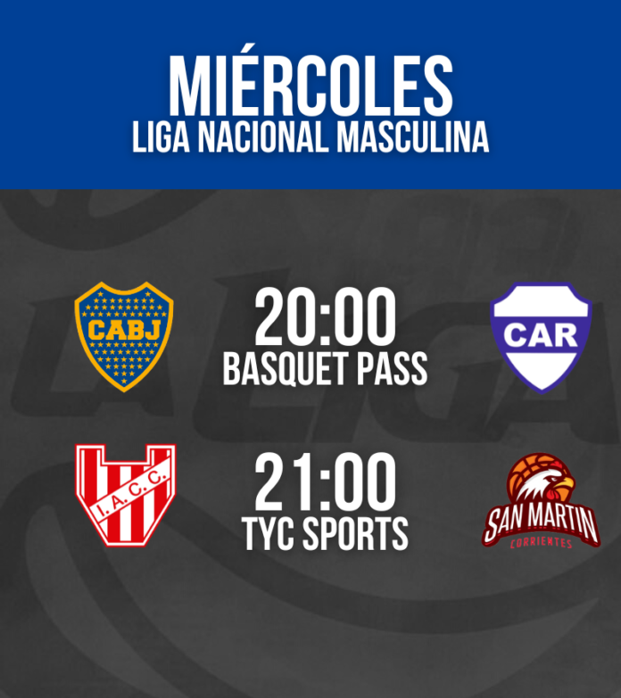LIGA NACIONAL MIÉRCOLES
