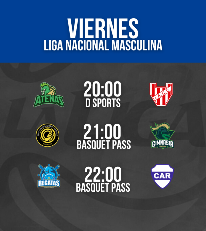 Liga Nacional viernes